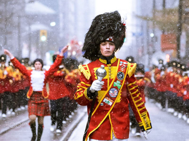 Парад Санта Клауса в Торонто (Канада)